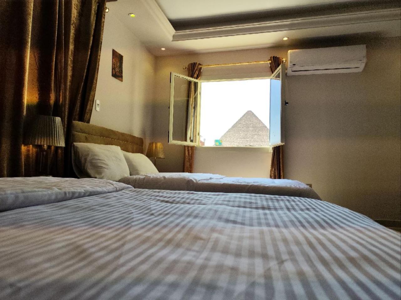 Hur Pyramids Land Inn Kafret el-Gabal Exteriér fotografie