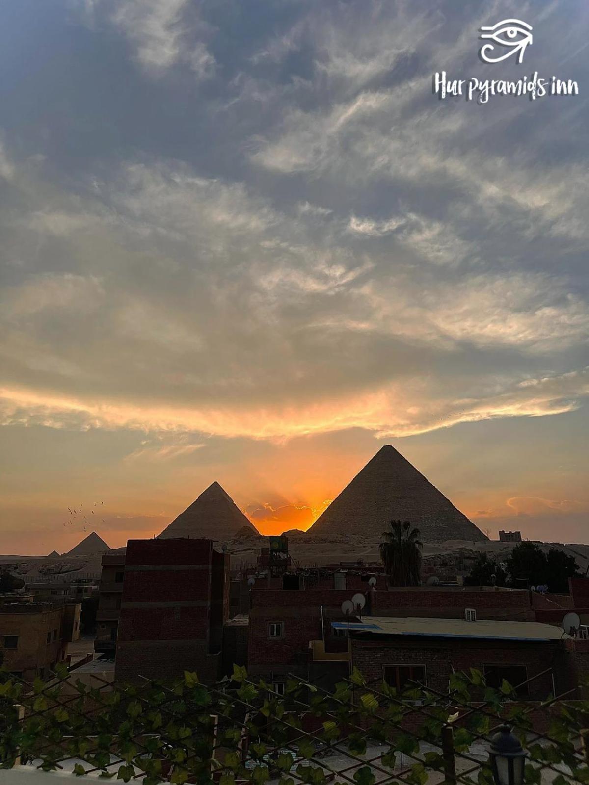 Hur Pyramids Land Inn Kafret el-Gabal Exteriér fotografie