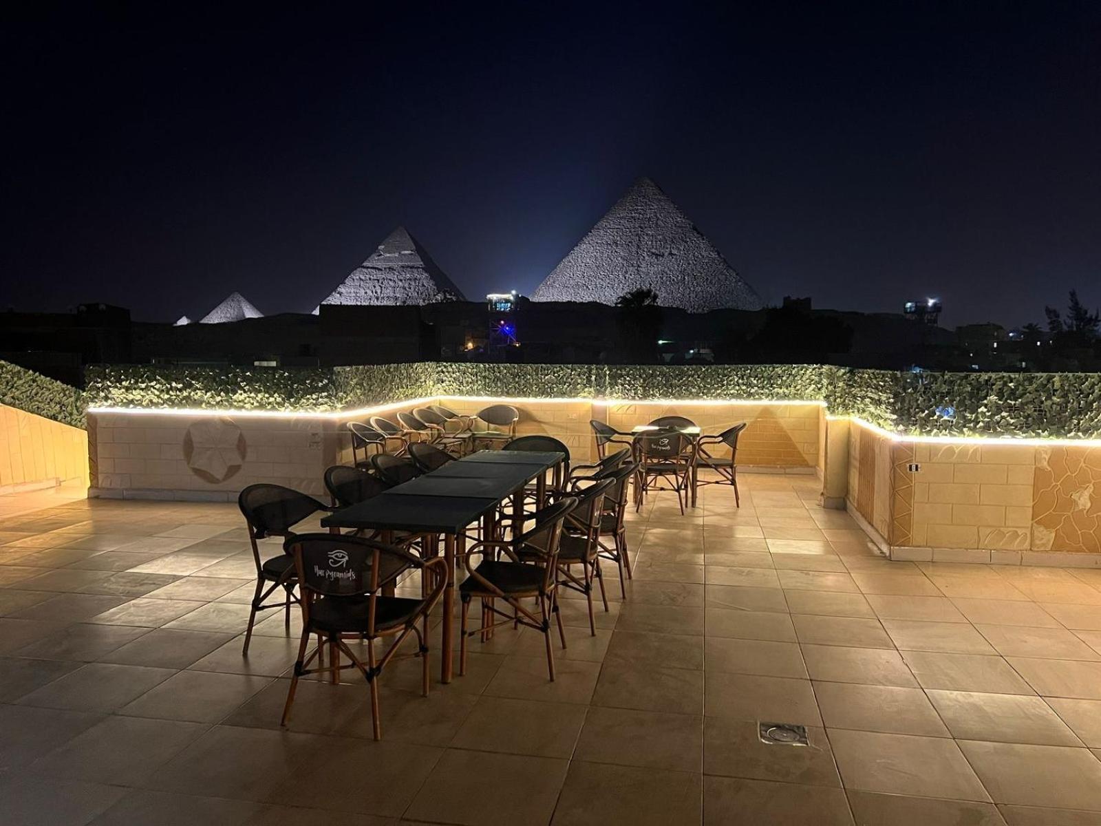 Hur Pyramids Land Inn Kafret el-Gabal Exteriér fotografie