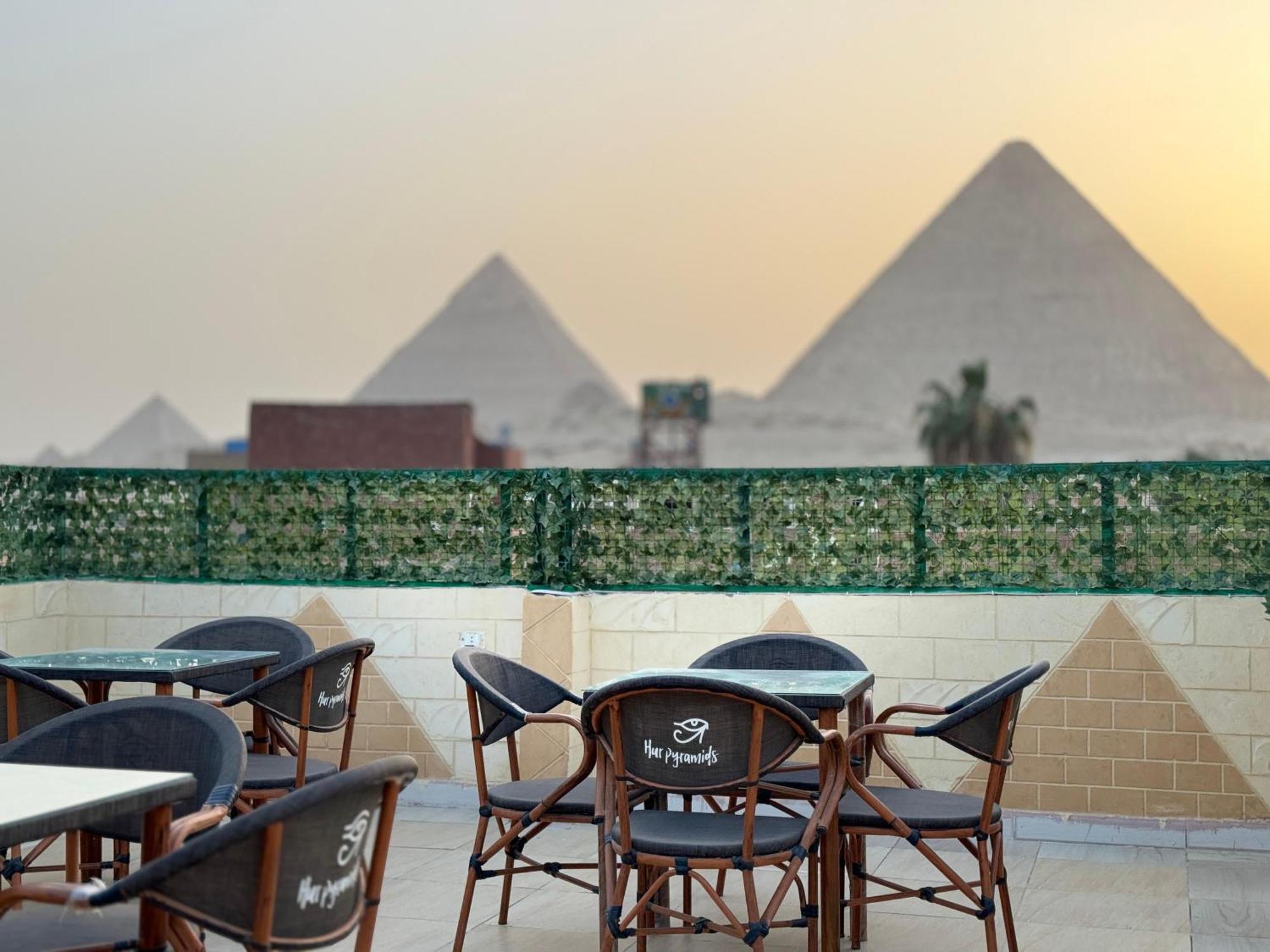 Hur Pyramids Land Inn Kafret el-Gabal Exteriér fotografie