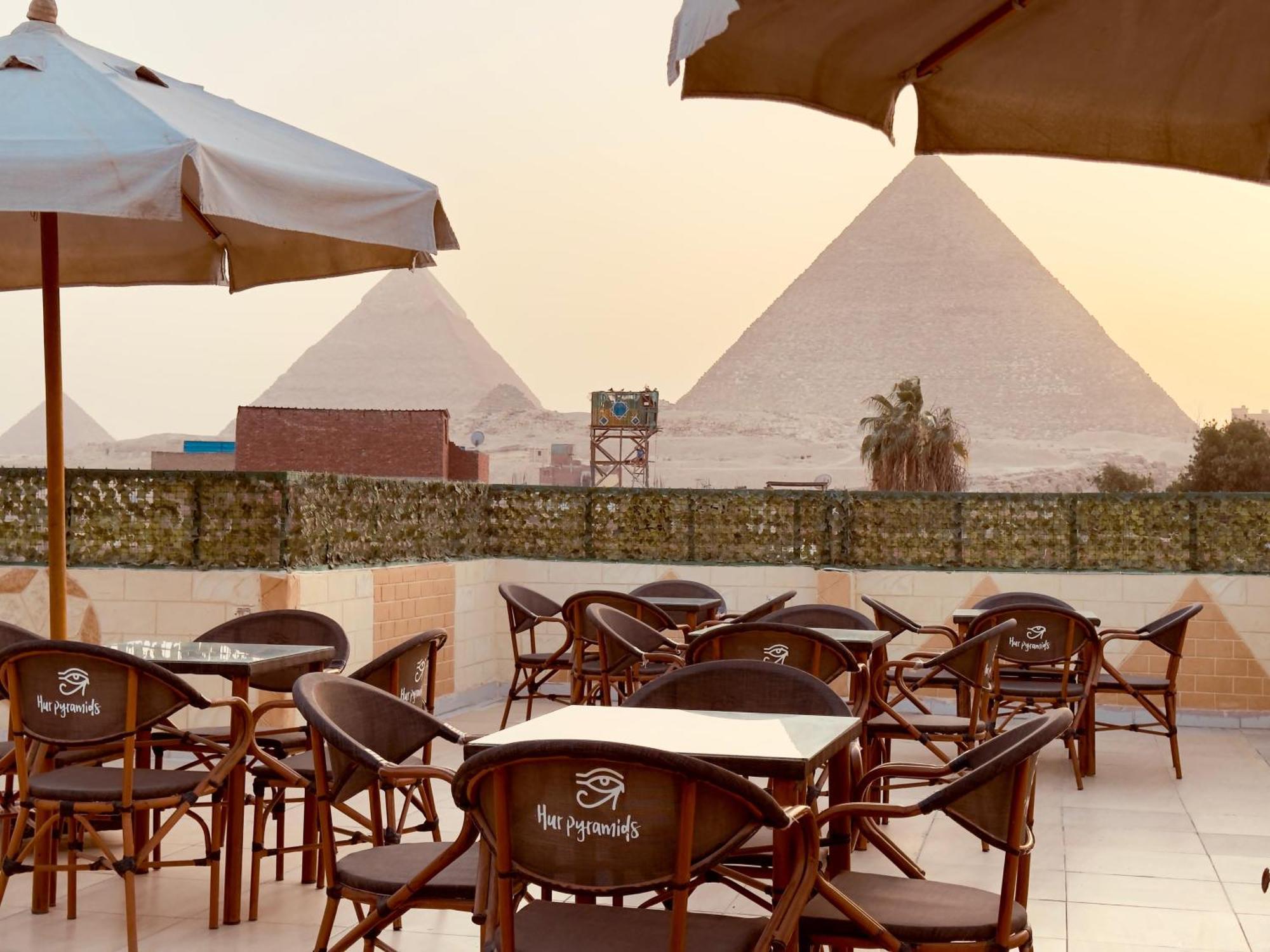 Hur Pyramids Land Inn Kafret el-Gabal Exteriér fotografie