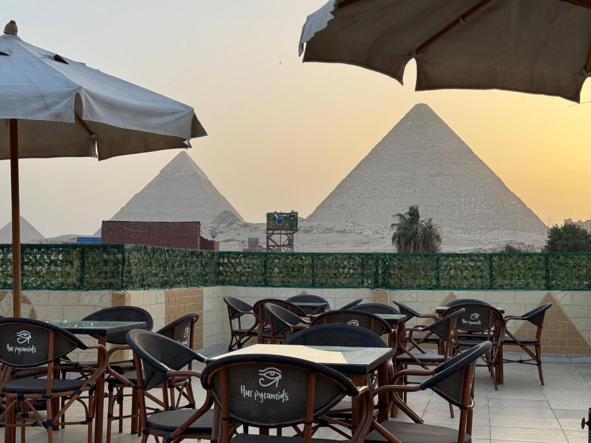 Hur Pyramids Land Inn Kafret el-Gabal Exteriér fotografie