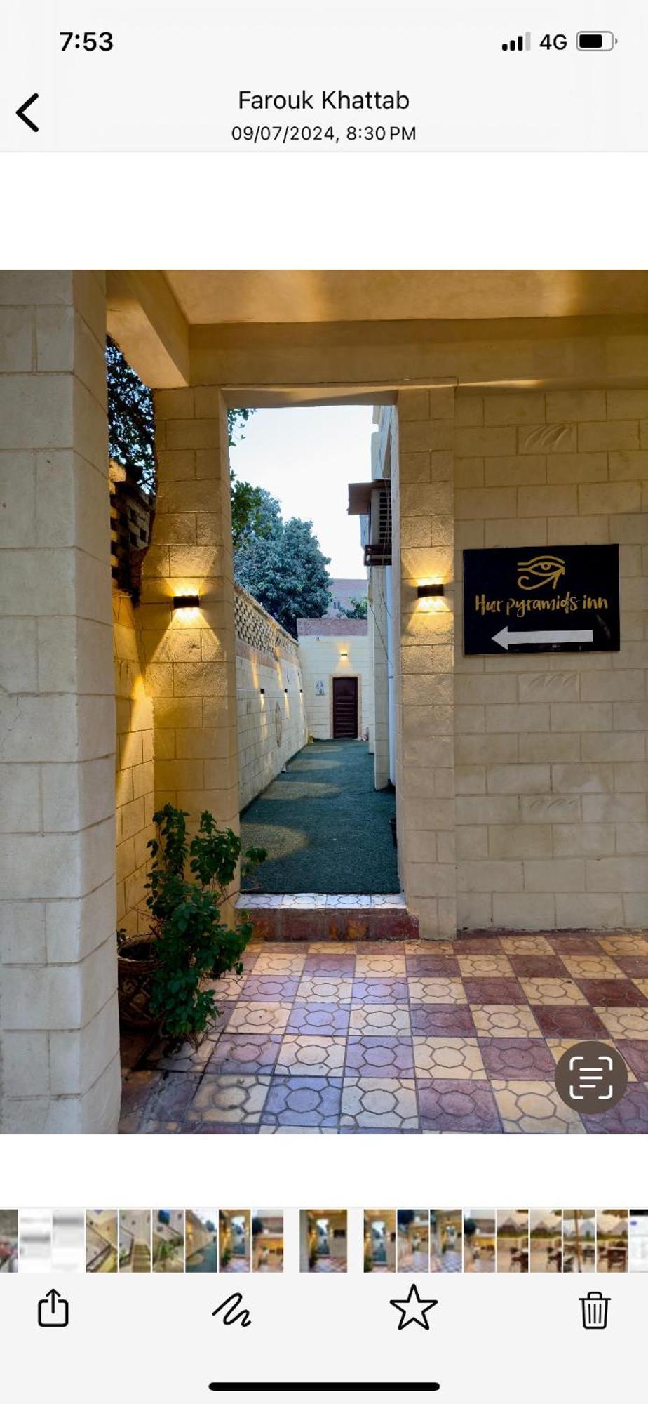 Hur Pyramids Land Inn Kafret el-Gabal Exteriér fotografie